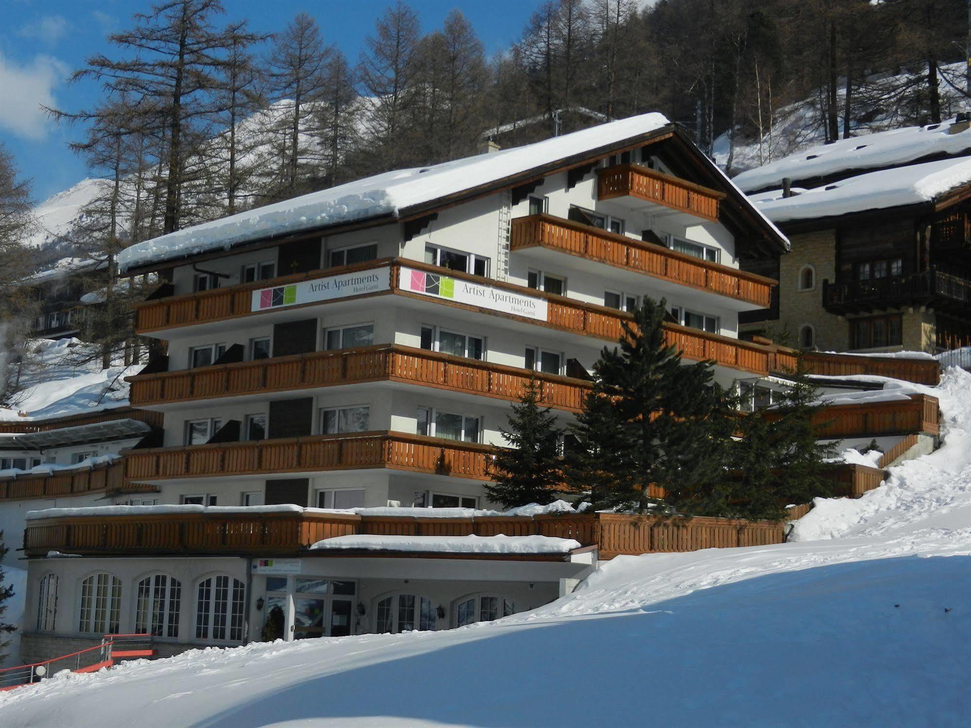 Artist Apartments & Hotel Garni Zermatt Buitenkant foto